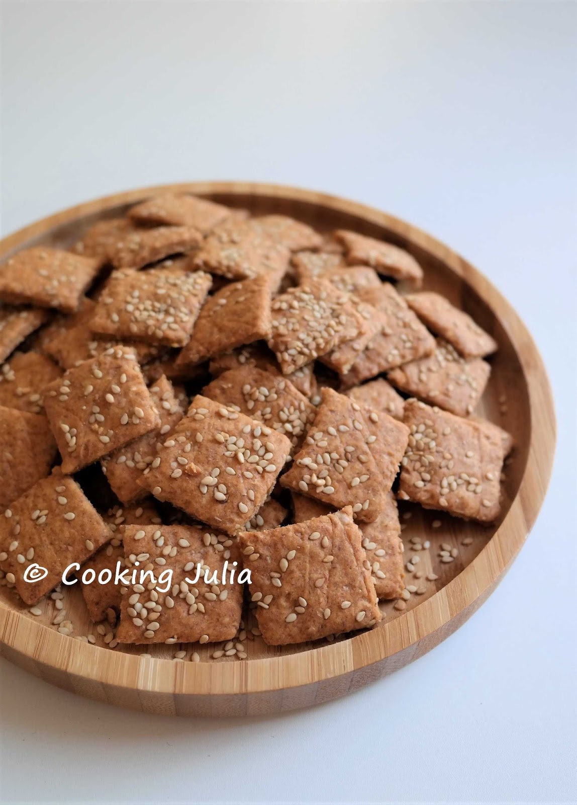 CRACKERS À LA TOMATE Healthy Julia