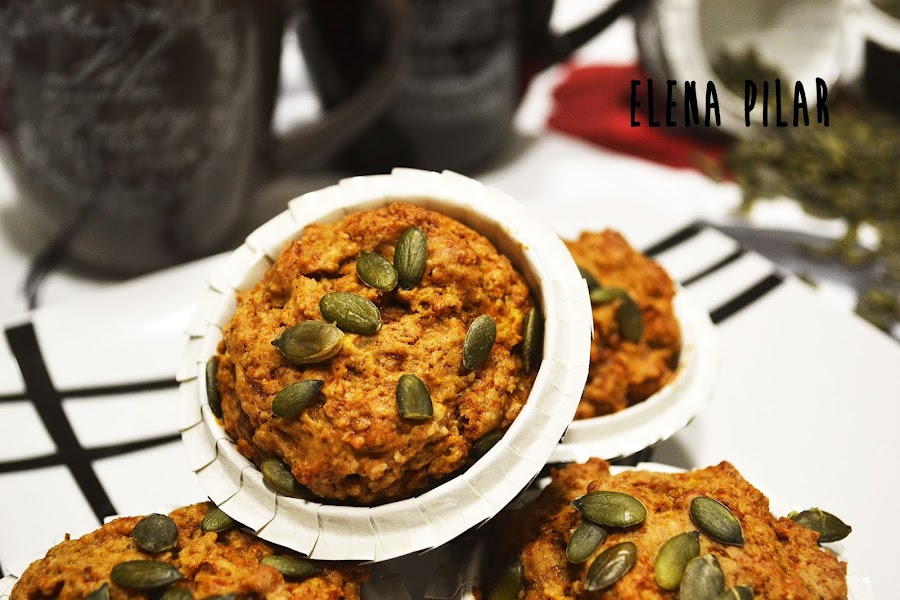 Muffins de calabaza súper esponjosos, sin huevo y con opción vegana