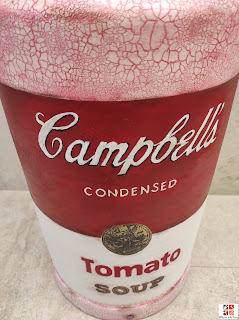 lechera pintada a mano