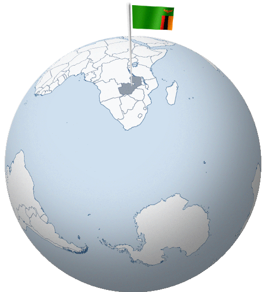 Flag of Zambia (GIF) All Waving Flags
