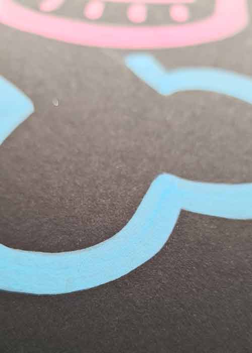 How to Paint a Fake Neon Lights Sign TIKTOK ART DIY TREND Now thats