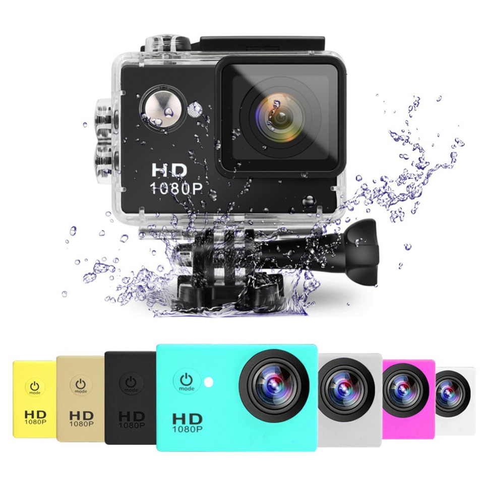 ACTION CAMERA 1080P FULL HD WATERPROOF SPORTS DV CAMERA