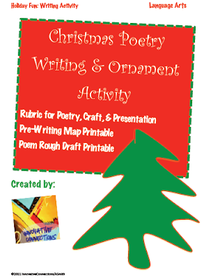 Assess students on vivid language use Fun and Festive activity and craft!