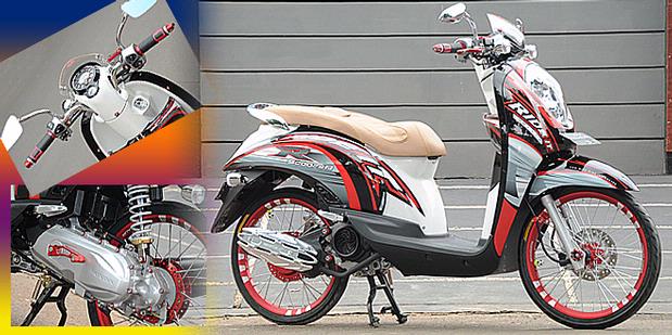 Contoh Modifikasi  Honda Scoopy  Modif Sepeda Motor