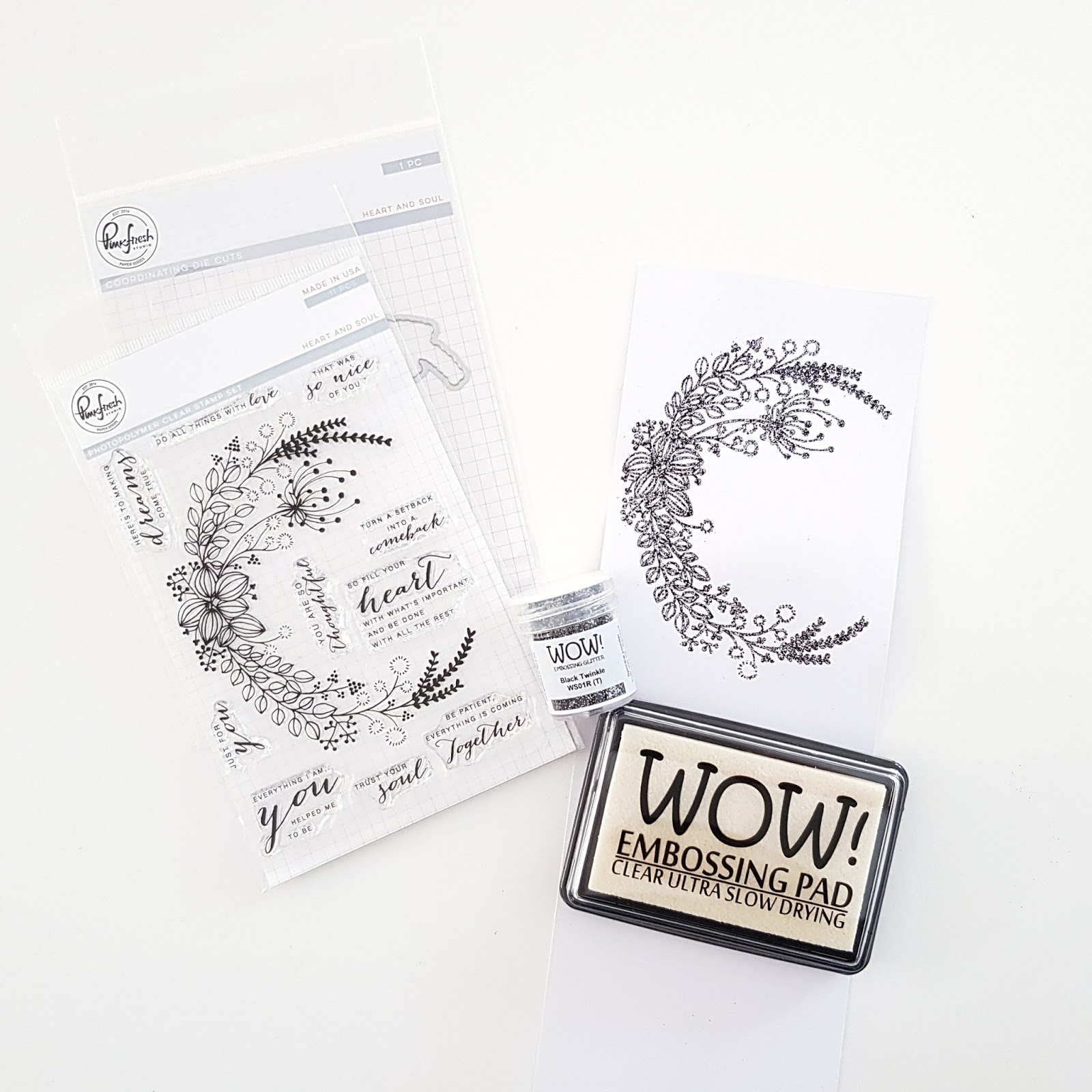 Happy Arty Days WOW! Embossing Powder Creative Guest Fabulous layout!