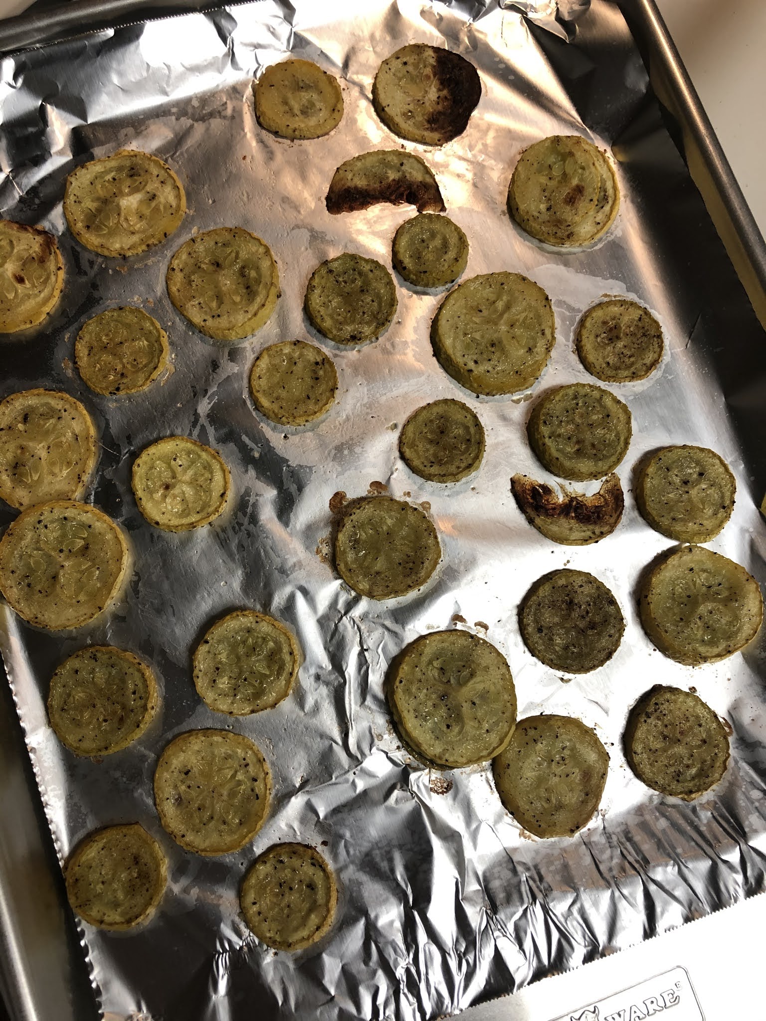 Coriander Seasoned Oven Roasted Yellow Squash