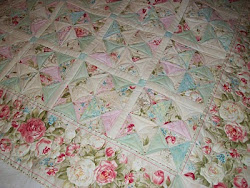 A "Not too Shabby Chic" quilt