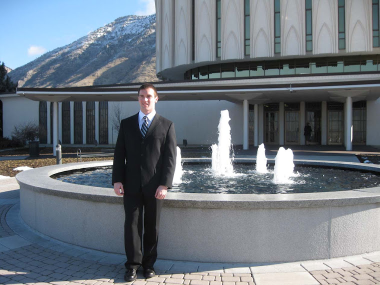 Fountain in front of Provo Temple