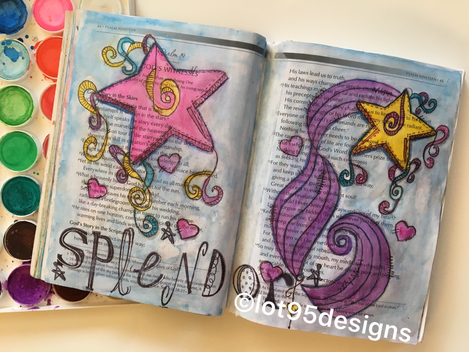 Praise and Pray Bible Journaling: February 2018