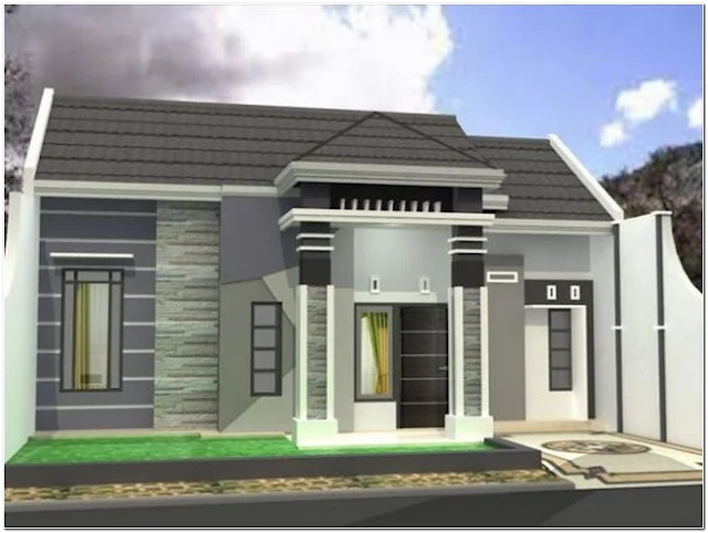 Model rumah minimalis sederhana tampak depan terbaru