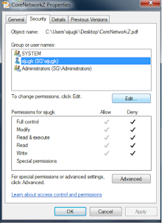 how to change system permission for each user accounts