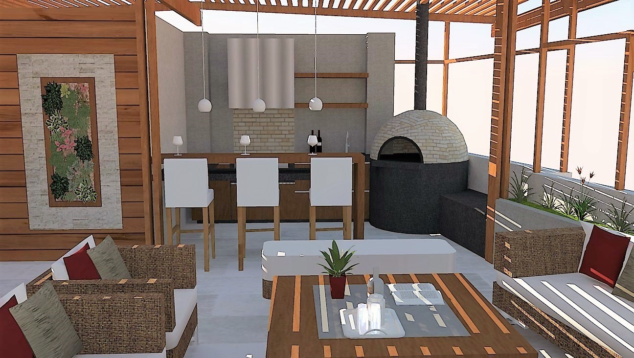 Oniria: Diseño de Terraza con Moderna Parrilla en Huancayo.