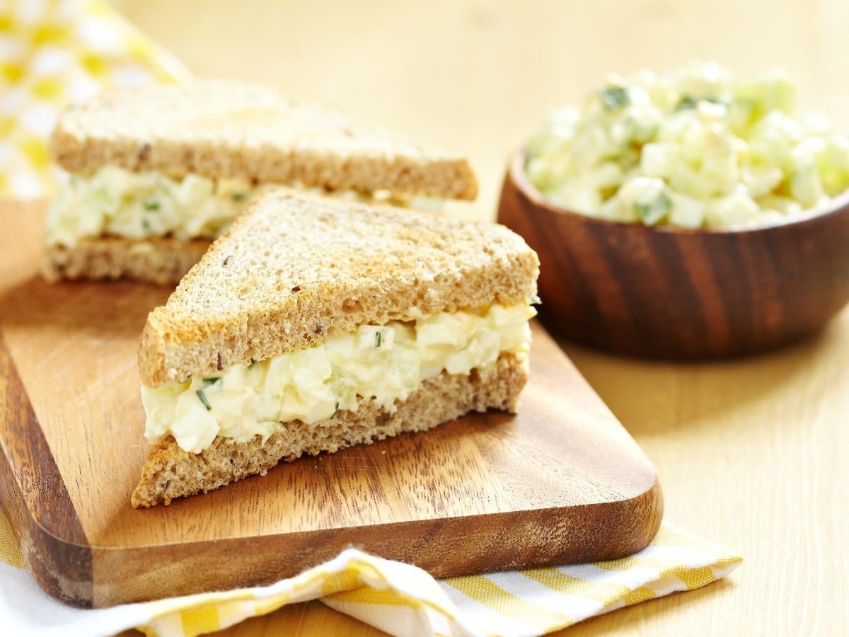 Deluxe egg salad recipe
