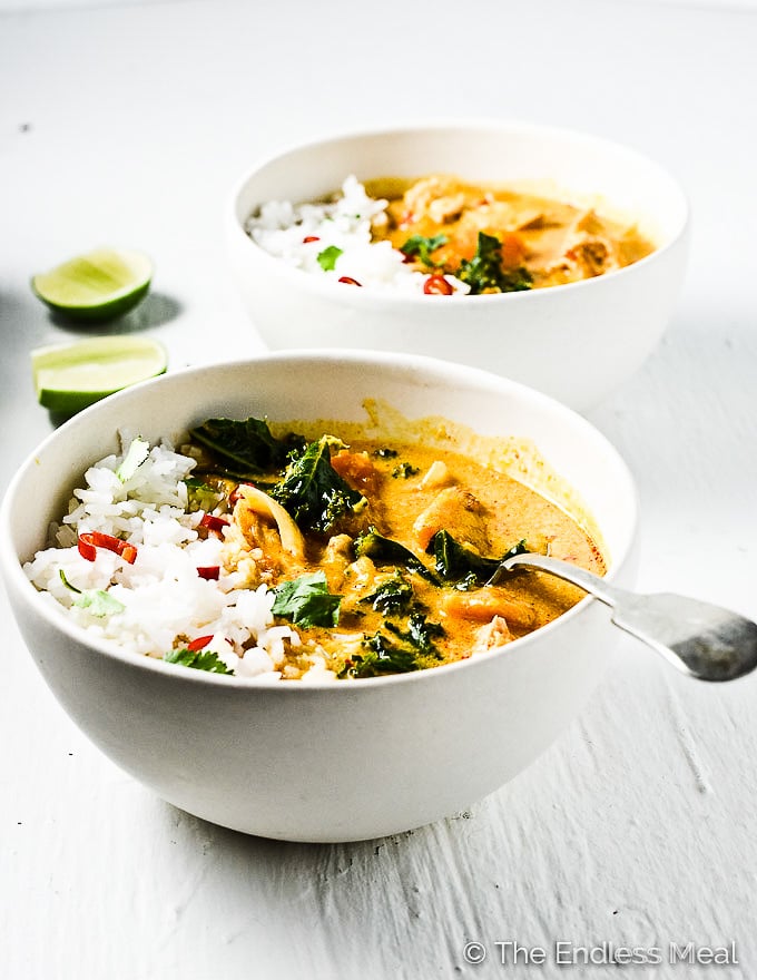 CROCK POT THAI CHICKEN CURRY INSPIRED RECIPE