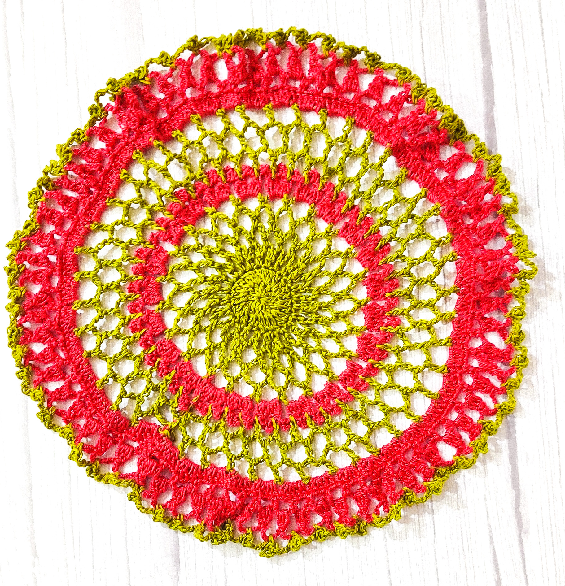 Raji's Craft Hobby: How To Make a Pretty Lace Doily