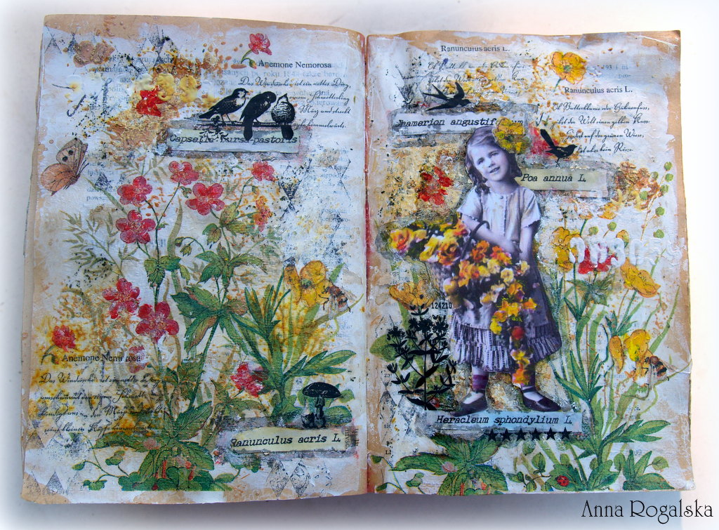 13arts Layout and art journal by Anna Rogalska