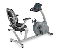 LifeSpan R3i Recumbent Bike, 16 levels of ECB magnetic resistance & 21 workout programs