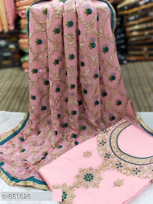 Dress Materials: Modal Chanderi Silk #Limited offer ₹699/- free COD ...