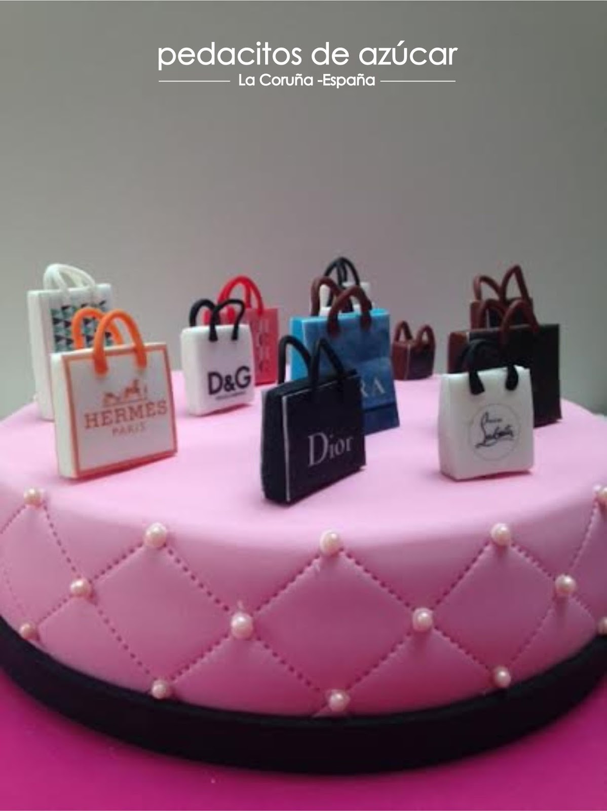 Pedacitos de Azúcar: TARTA BOLSAS DE COMPRAS.