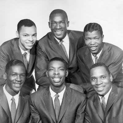 The Monotones singing group black and white publicity photo