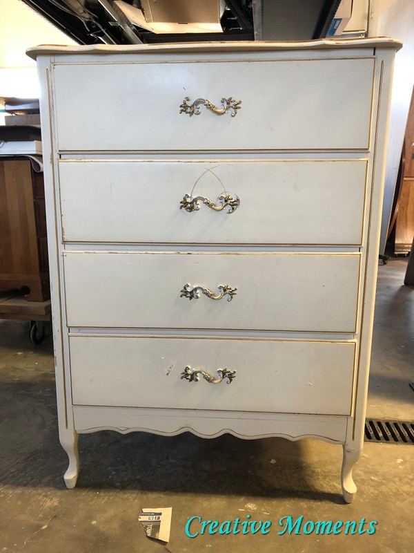 French Provincial Dresser in a Soft Purple and Gold