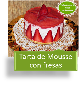 TARTA DE MOUSSE DE FRESAS
