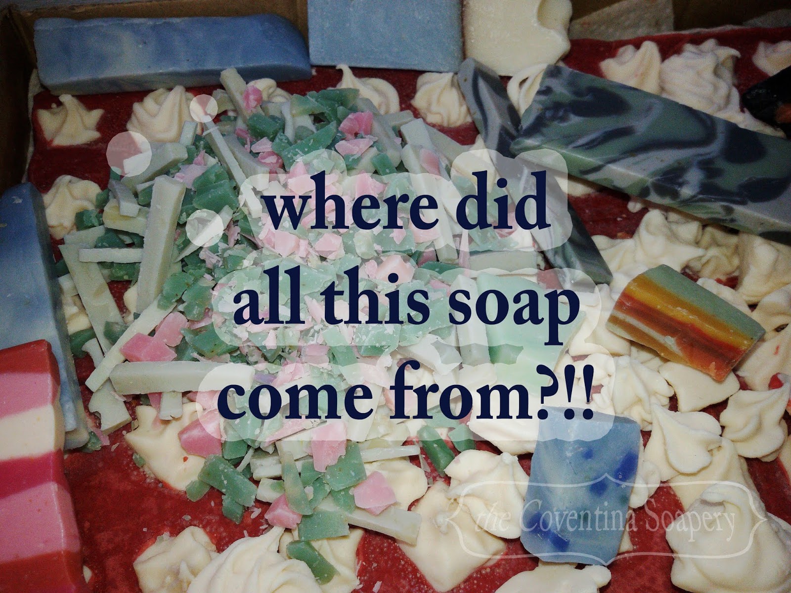 the coventina soapery Reusing all that excess soap