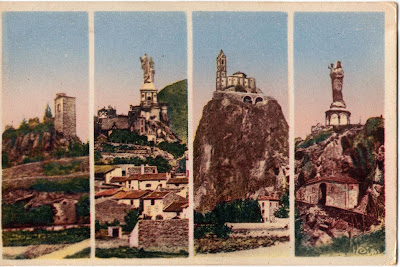 Carte postale ancienne : Le Puy et sa région