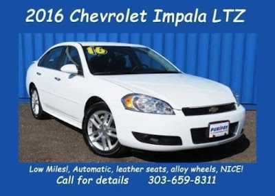 Certified PreOwned 2016 Chevrolet Impala LTZ Fort Lupton Colorado