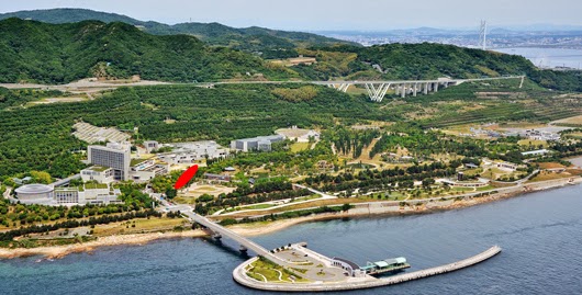A panoramic view of Awaji Yumebutai　