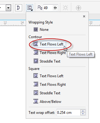 Text wrap nowrap. Wrap text and unwrap text. Fit text to Contur in Adobe.