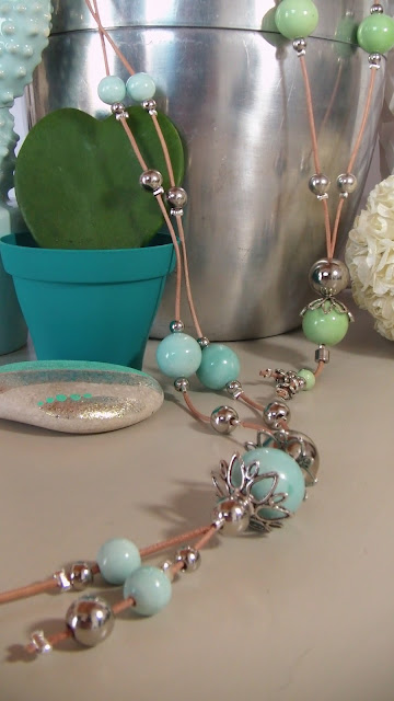 DIY, bijoux, collier, mint, vacances, La Perle des Loisirs