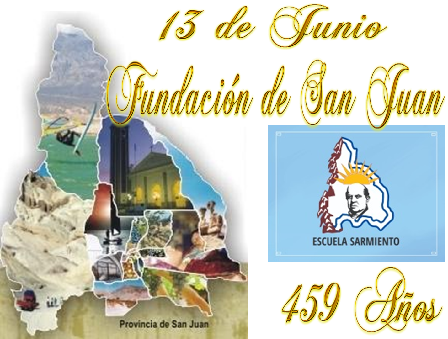 13 de Junio Fundación de San Juan ESCUELA SARMIENTO
