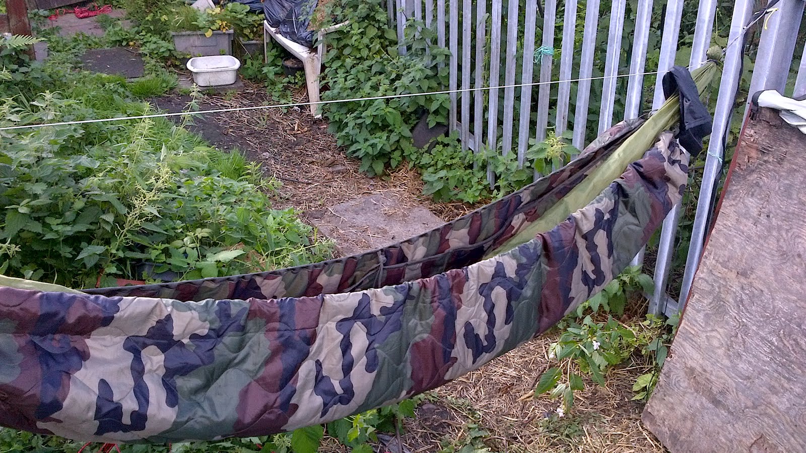 Diy hammock underquilt Amma