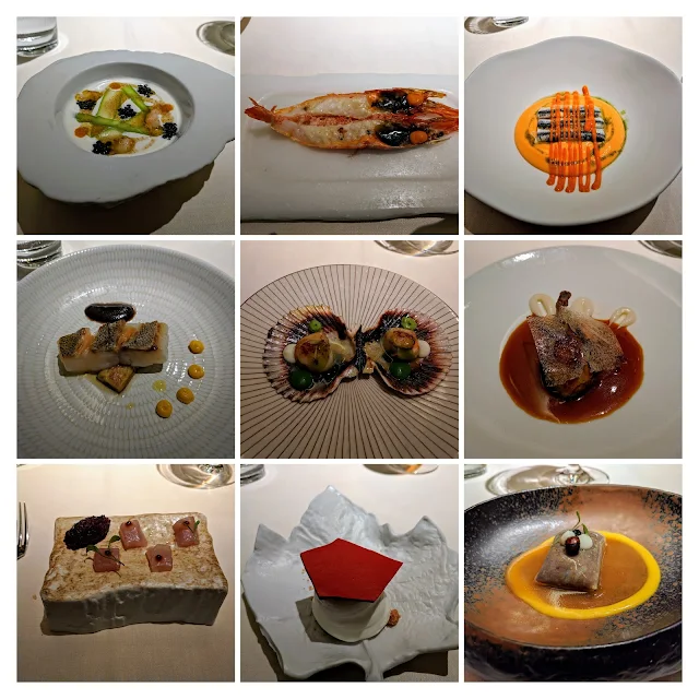 Best Restaurants in Bilbao: dishes at Michelin-starred Atelier Etxanobe