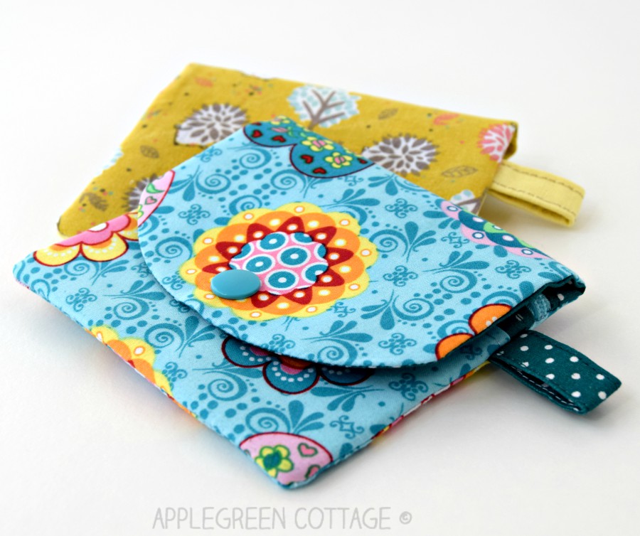 Coin Purse Pattern With Zipper Pocket AppleGreen Cottage