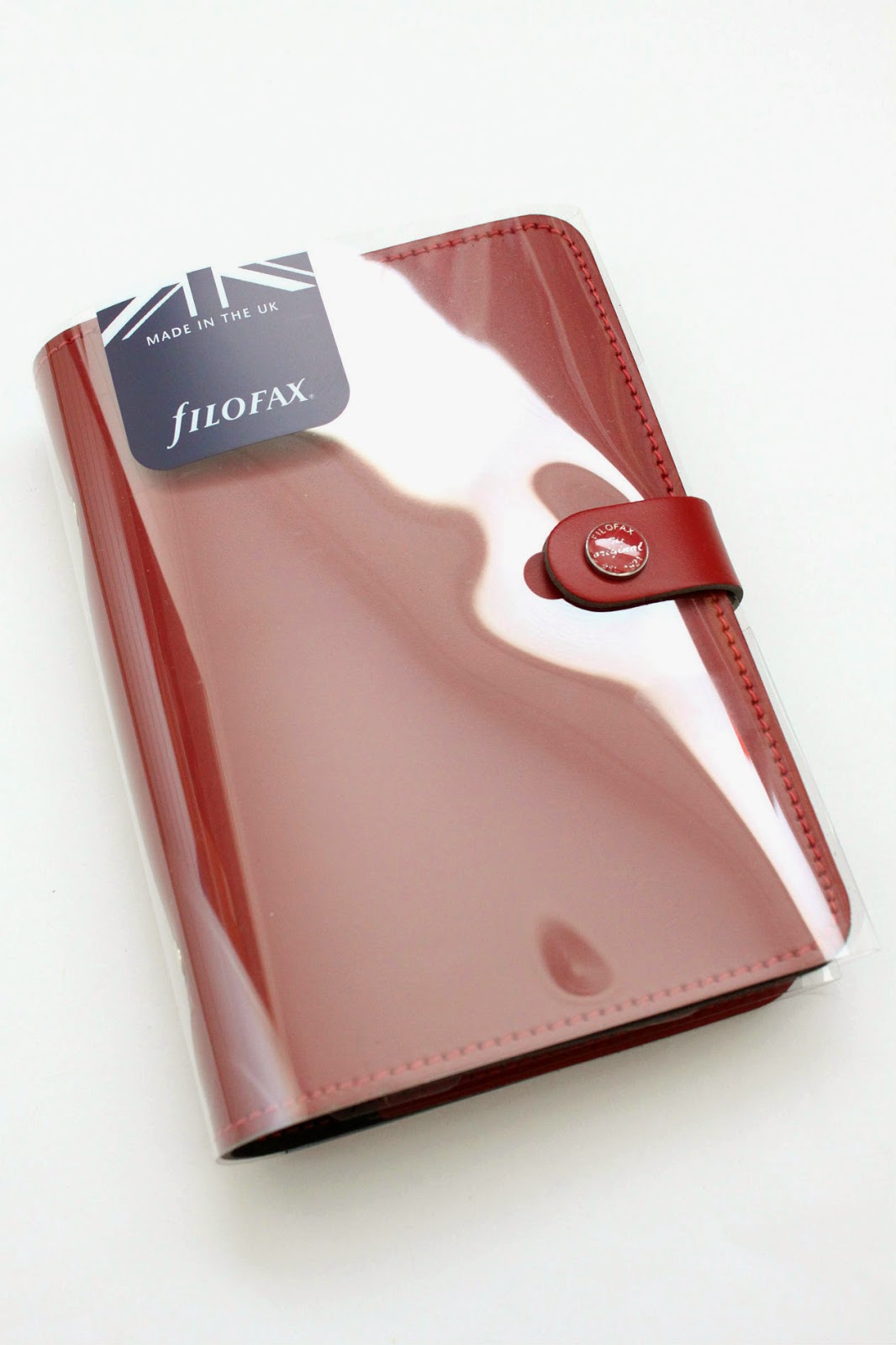 Letters in November Filofax Personal Original Pillarbox Red Review and