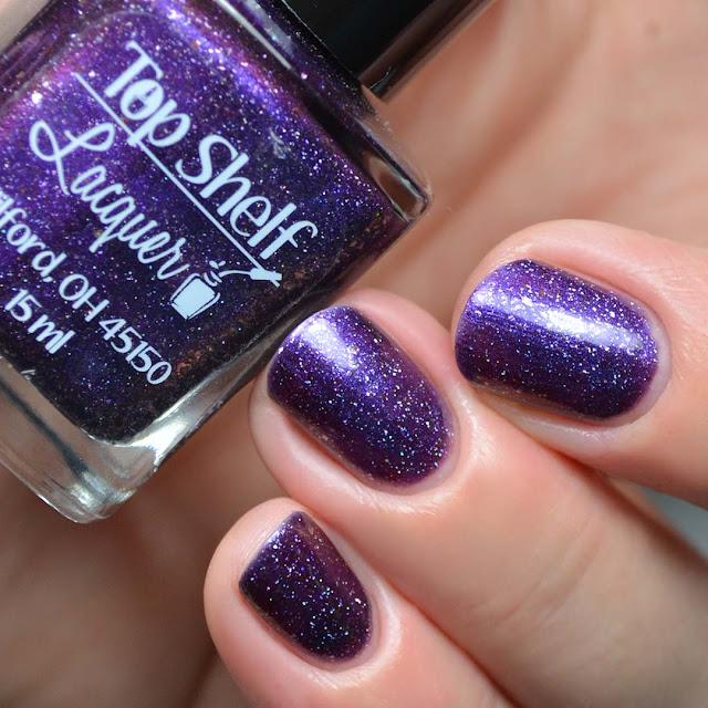 purple multichrome nail polish