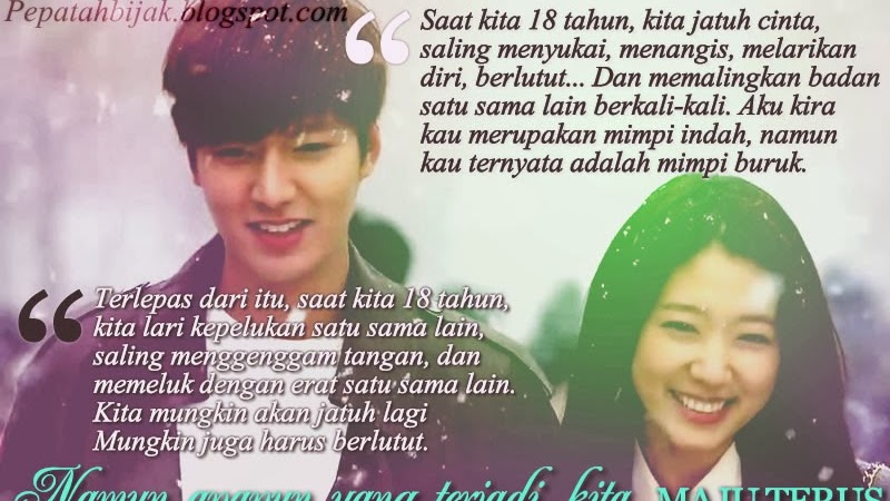 Kata Kata Romantis Drama Korea The Heirs