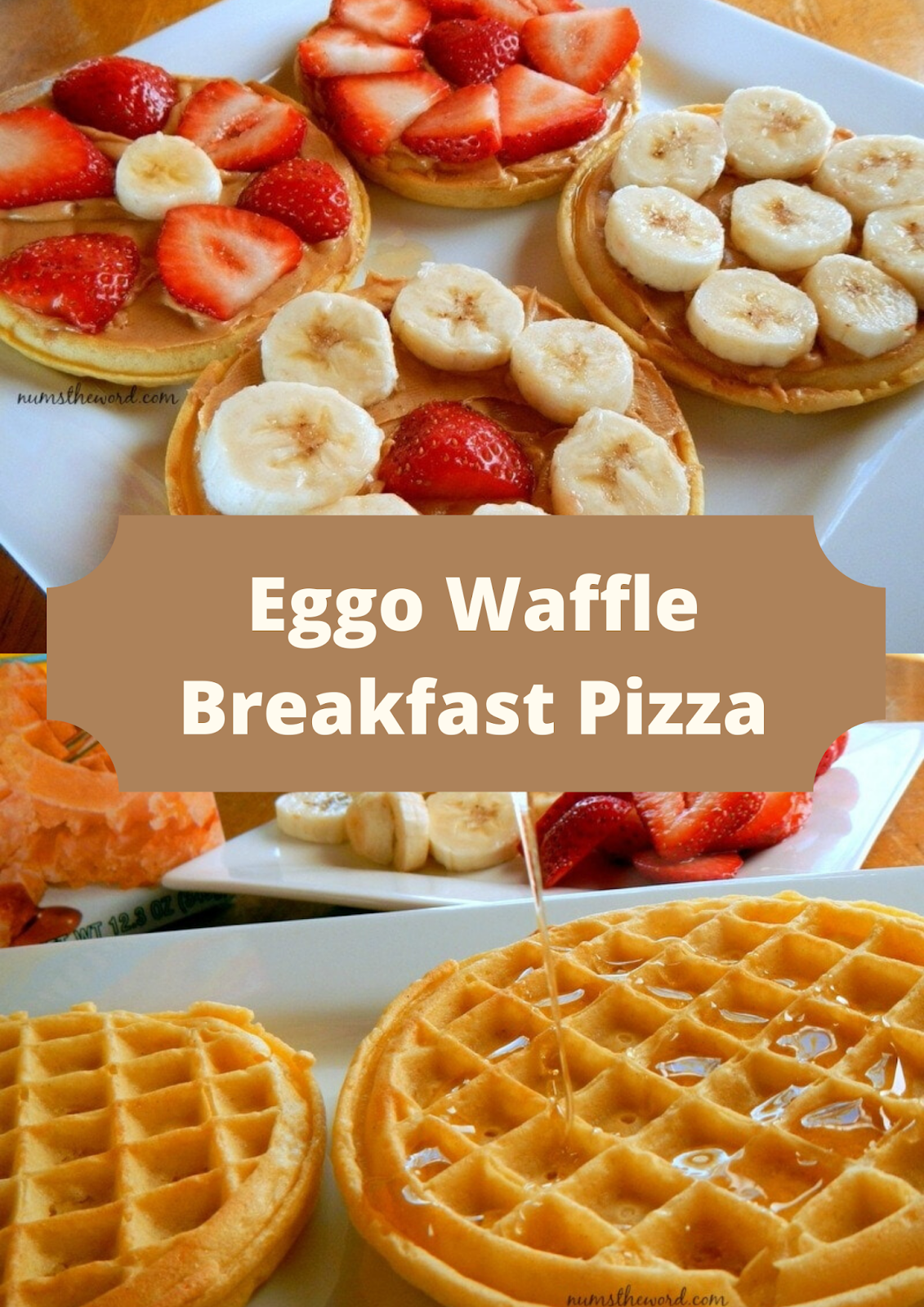 Eggo Waffle Breakfast Pizza