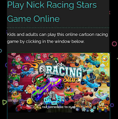 Nick Racing Stars game by Plays