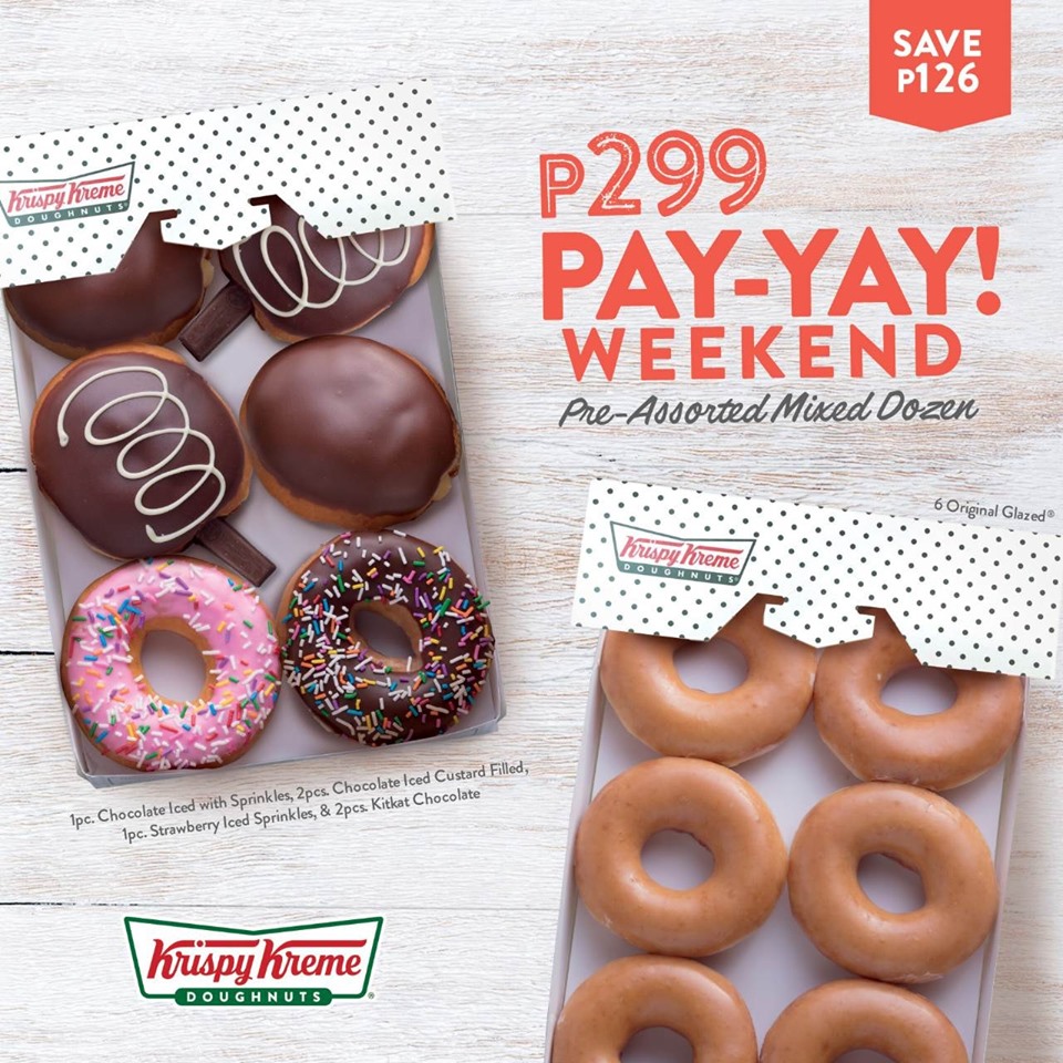 Manila Shopper: Krispy Kreme Payday Pay-Yay Weekend Promo ...