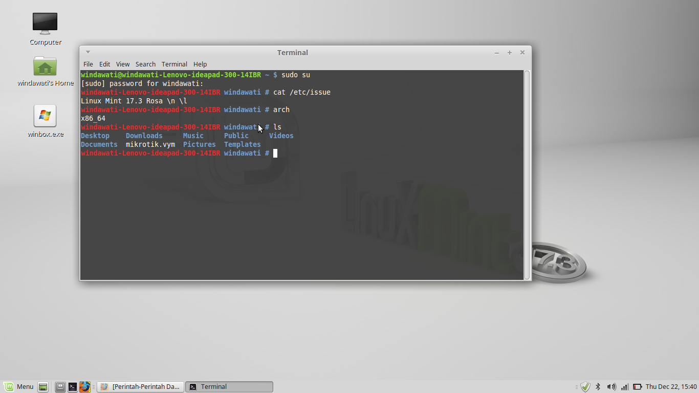 Установить терминал linux