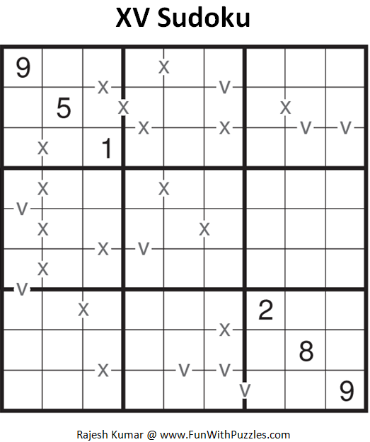 XV Sudoku (Daily Sudoku League #126)