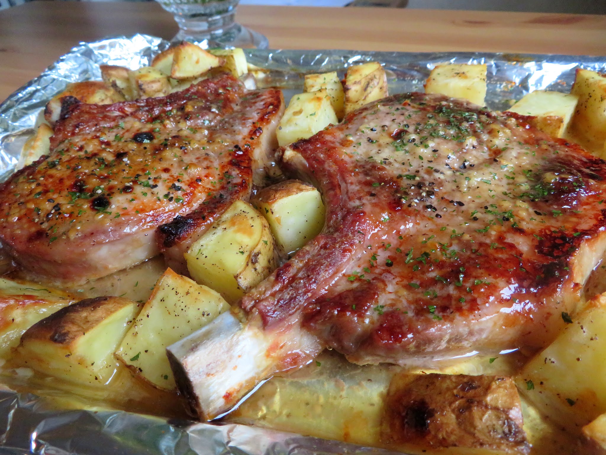 Garlic & Brown Sugar Pork Chops The English Kitchen