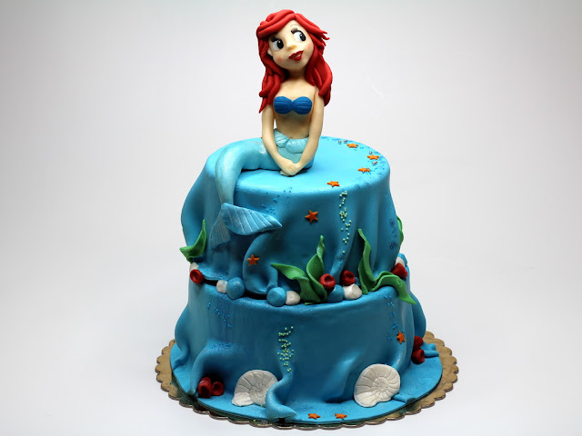 Ariel, The Little Mermaid Cake, London