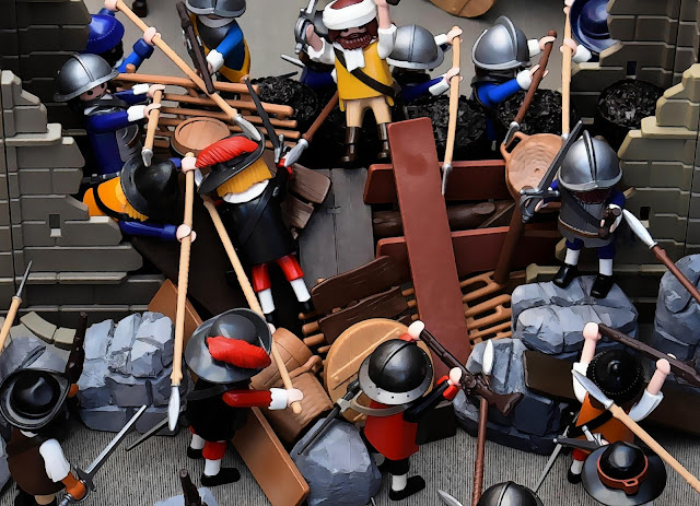 PLAYMOBIL DIORAMA XVII CENTURY BREACH WALL