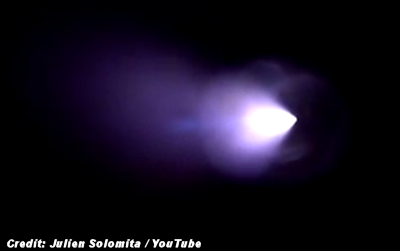 Massive Blue UFO Over Los Angeles 11-7-15