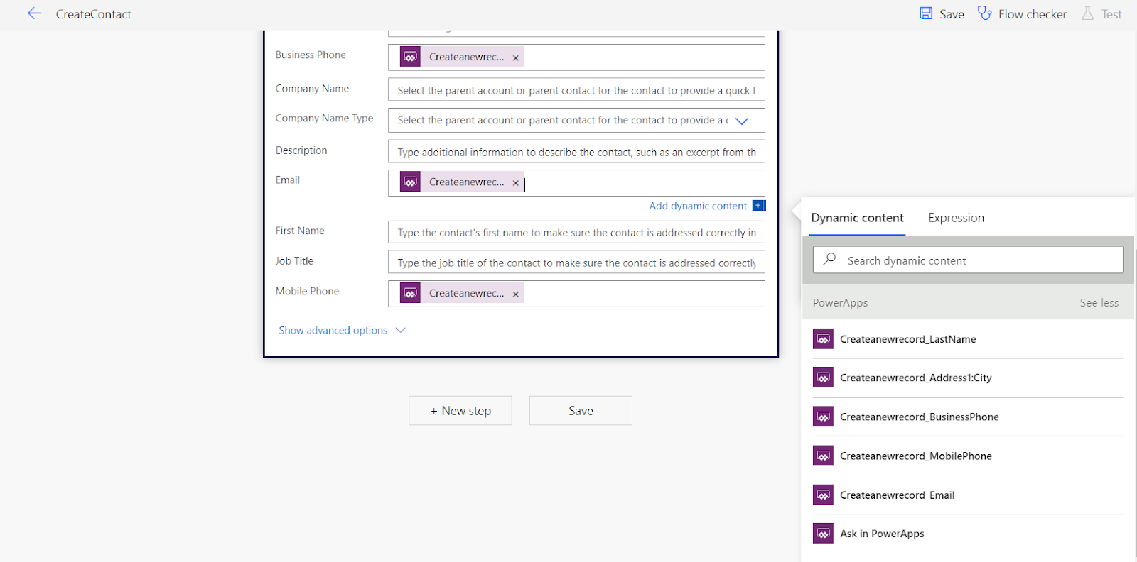 Microsoft Dynamics CE (CRM) PowerApps AI Builder Scan Business Card