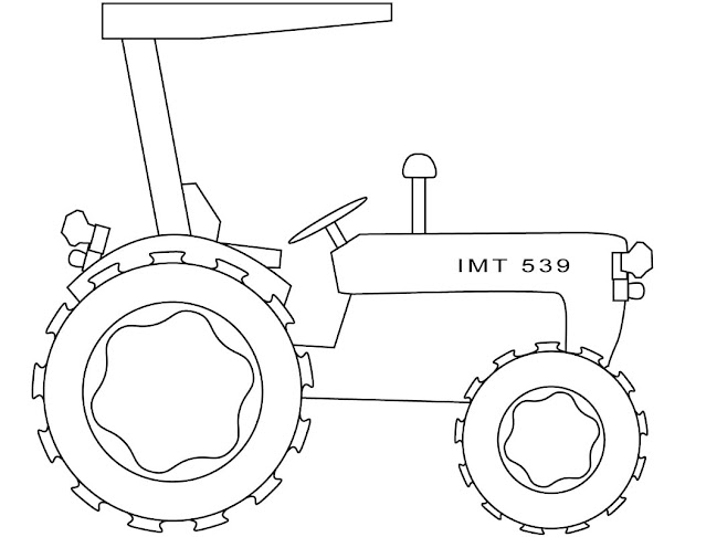 Download Tractor Coloring Pages